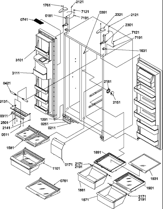 Diagram for SRDE520SW (BOM: P1183103W W)