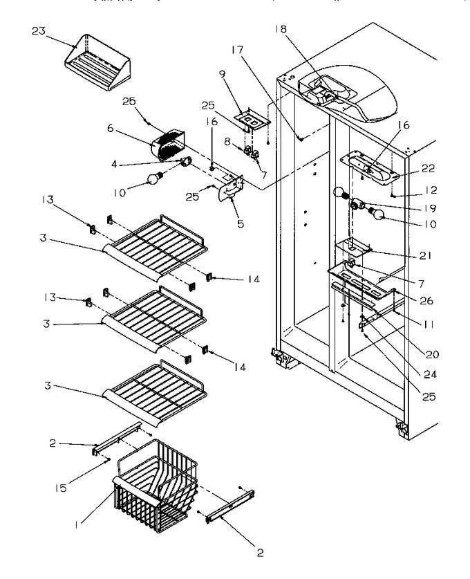 Diagram for SSD21SW (BOM: P1193901W W)