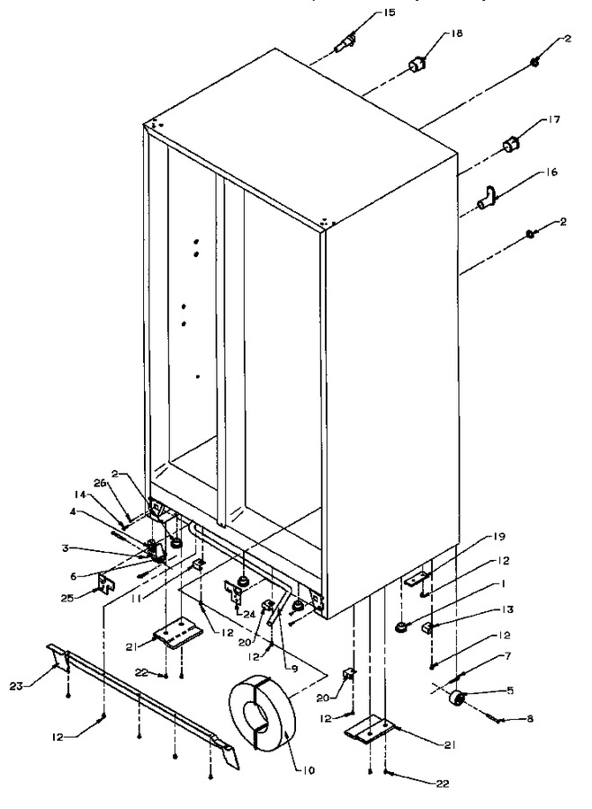 Diagram for SSD25NB2L (BOM: P1162434W L)