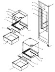 Diagram for 14 - Ref Shelving And Drawers