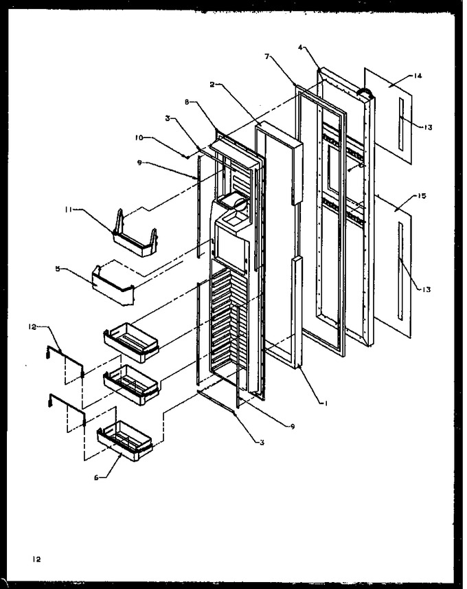 Diagram for SXD25NE (BOM: P1162406W E)