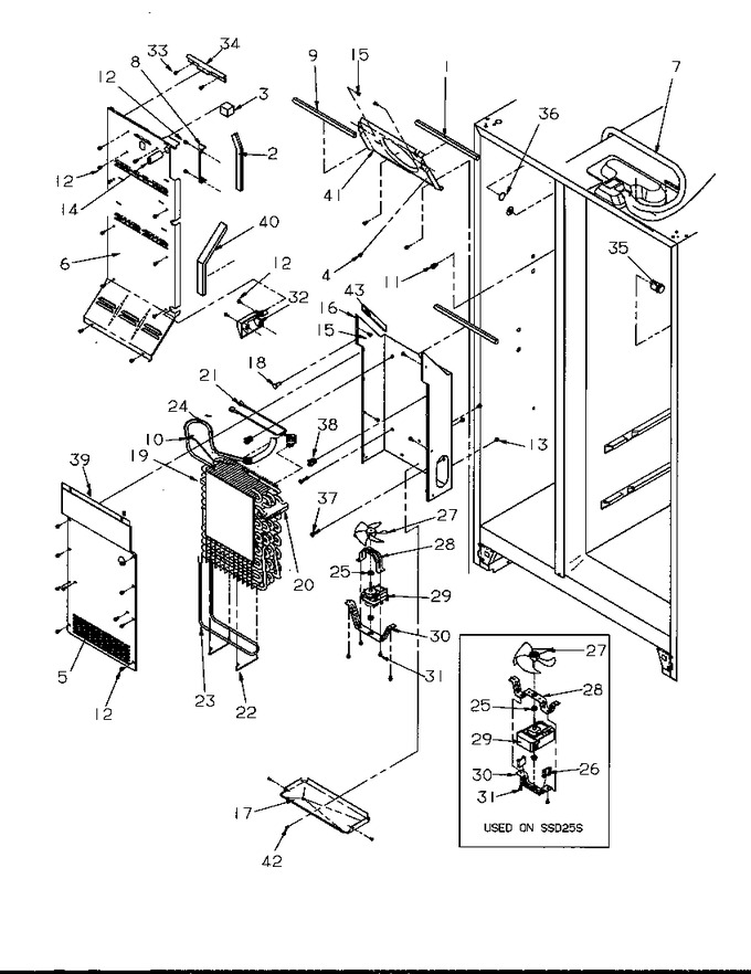Diagram for SXD25S2L (BOM: P1190417W L)