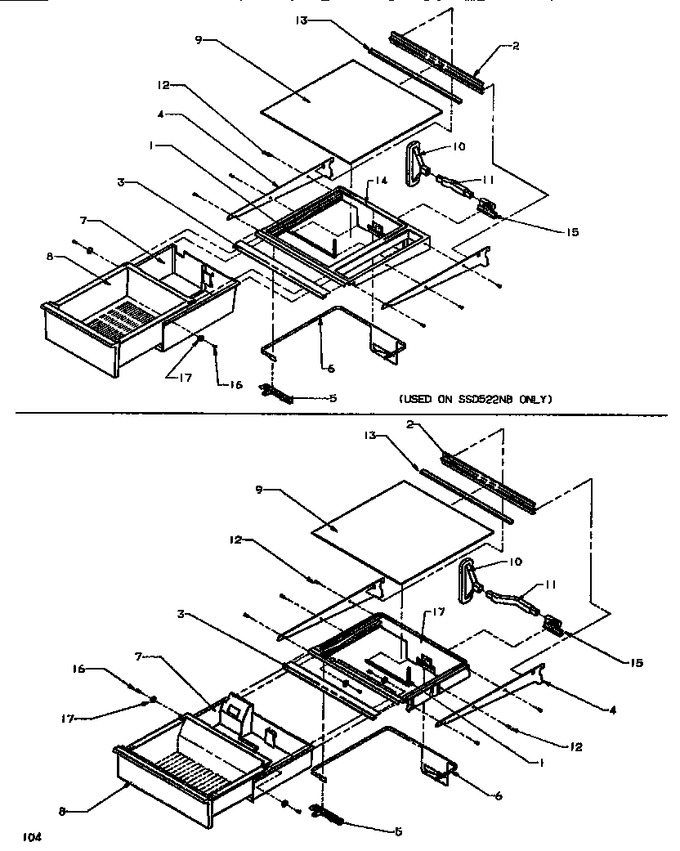 Diagram for SSD522NBL (BOM: P1181001W L)