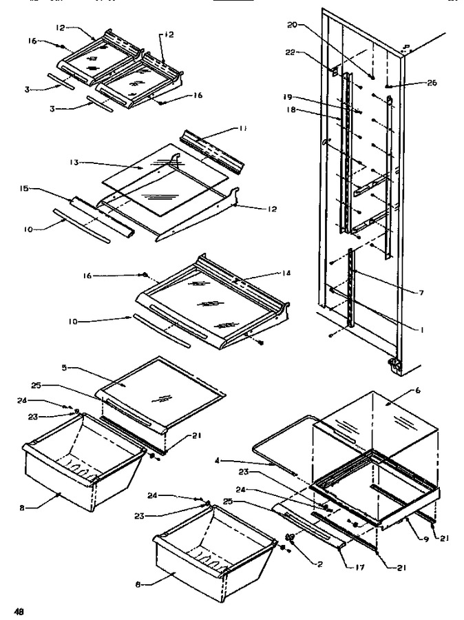 Diagram for SSD522SBL (BOM: P1184701W L)