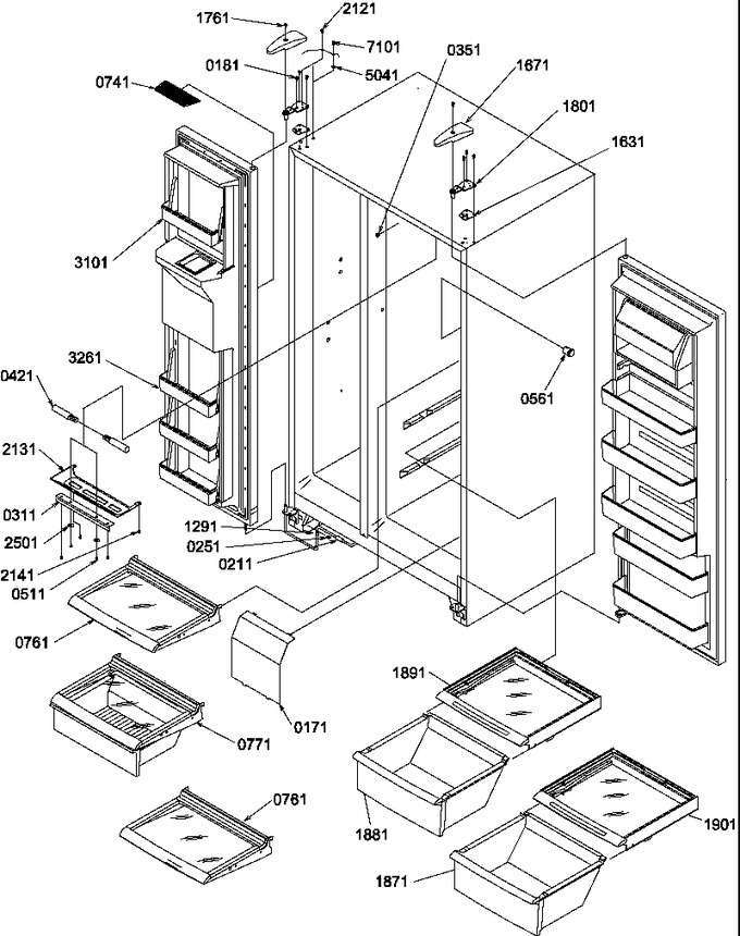 Diagram for SSD522SBW (BOM: P1184703W W)