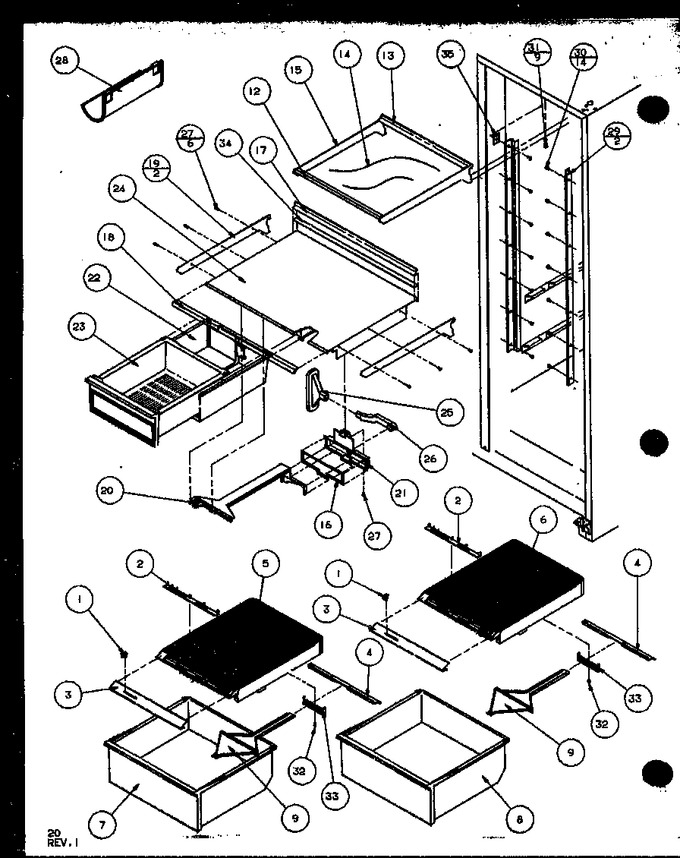 Diagram for SXD19MG (BOM: P1121402W G)