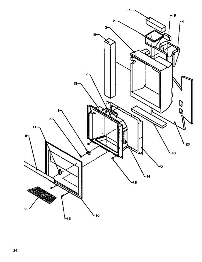 Diagram for SXD19NL (BOM: P1168802W L)
