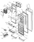 Diagram for 12 - Ref Door