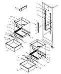 Diagram for 14 - Ref Shelving And Drawers