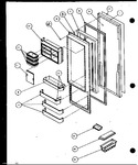Diagram for 12 - Ref Door
