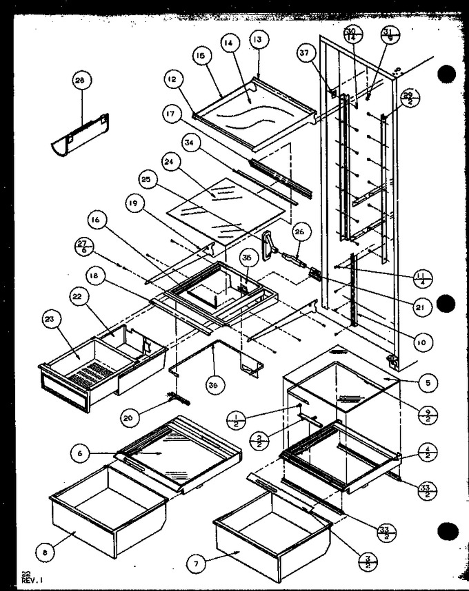 Diagram for SXD22MW (BOM: P1120804W W)