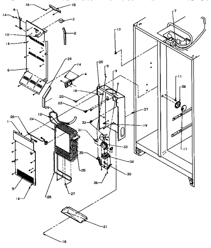 Diagram for SXD25QA3L (BOM: P1181320W L)