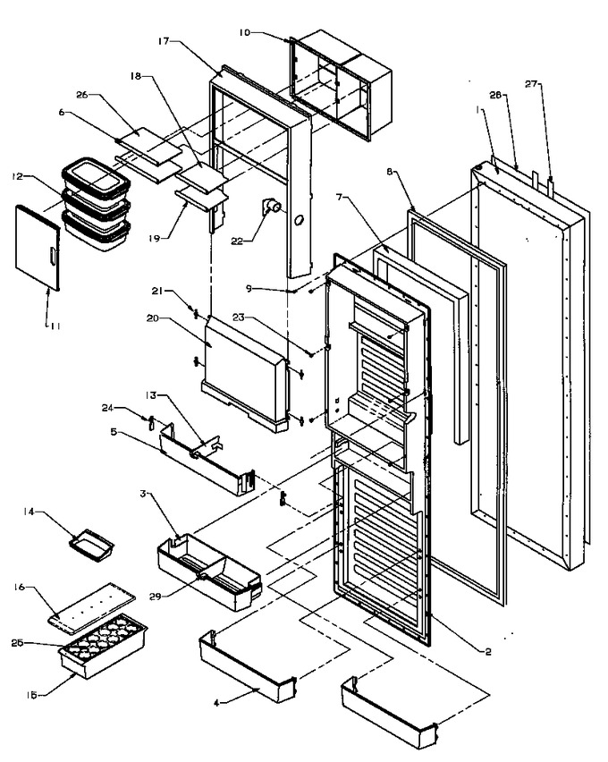 Diagram for SXD25NPW (BOM: P1162420W W)