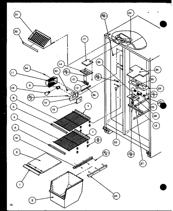 Diagram for SXD25J (BOM: P1116402W)
