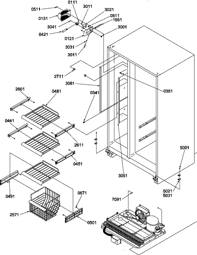 Diagram for SXD322W (BOM: P1305703W W)