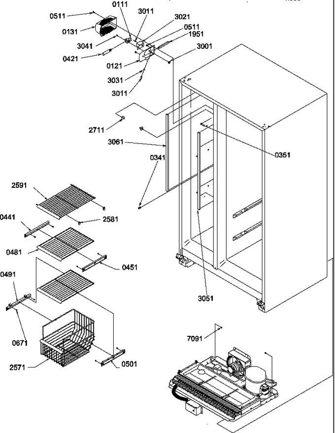 Diagram for SXD322W (BOM: P1313901W W)