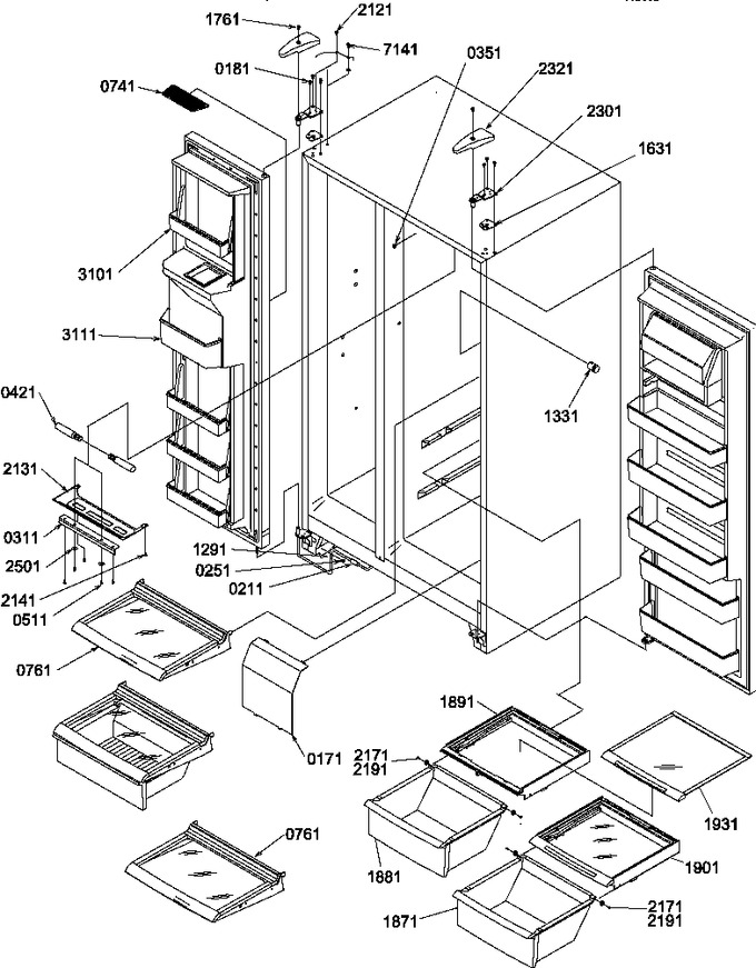 Diagram for SXD520TW (BOM: P1310001W W)