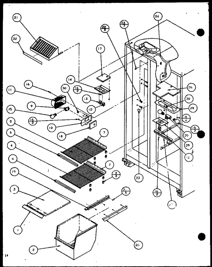 Diagram for SXDE25JP (BOM: P7870102W)