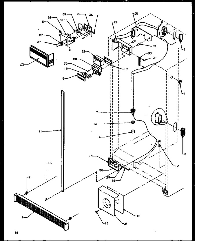 Diagram for SXDE27NPL (BOM: P1162204W L)