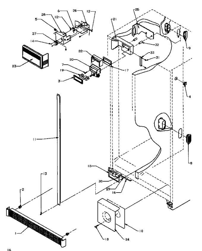 Diagram for SXDE27QW (BOM: P1162208W W)