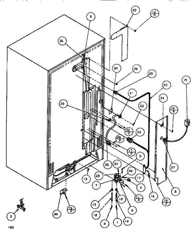 Diagram for SXDE522M (BOM: P1164002W)