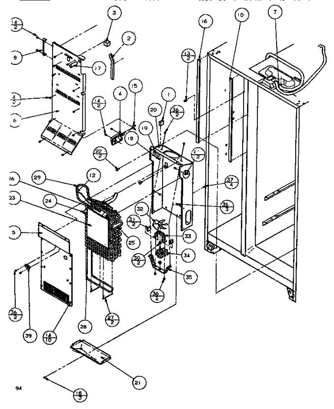 Diagram for SXDE522M (BOM: P1164002W)