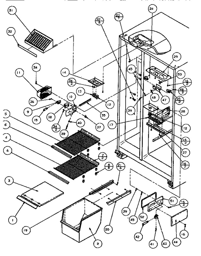 Diagram for SXDE522M (BOM: P1164002W)
