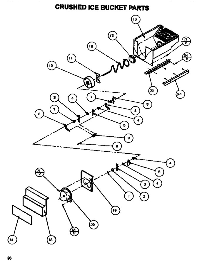Diagram for SXDE528MW (BOM: P1173401W)