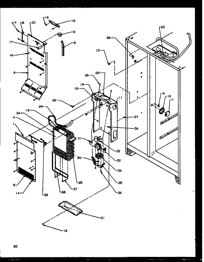 Diagram for SXI20NW (BOM: P1162903W W)