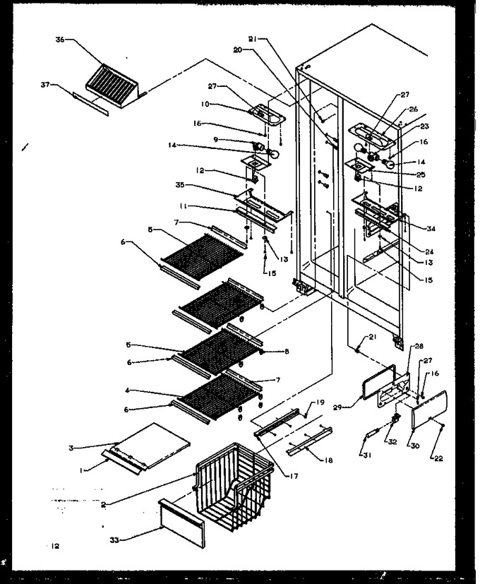 Diagram for SXI20NW (BOM: P1162903W W)