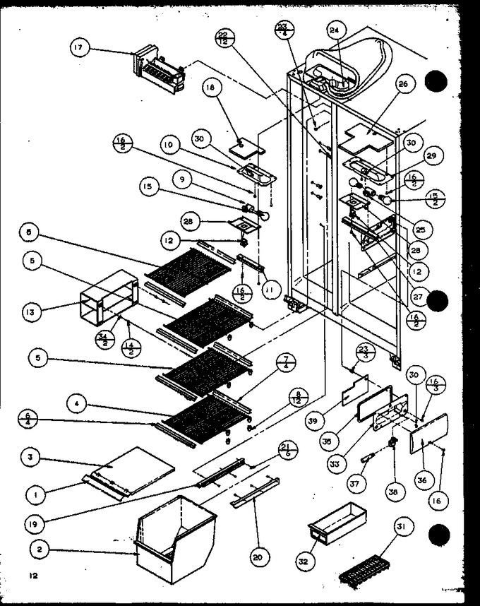 Diagram for SZ25MW (BOM: P1120709W W)