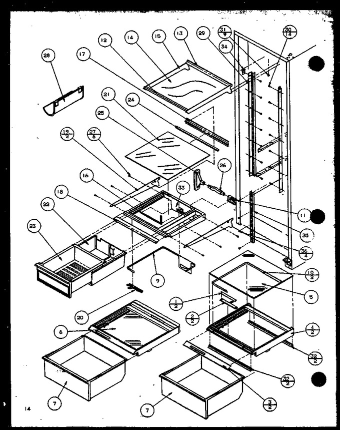 Diagram for SZ25MPW (BOM: P1120712W W)