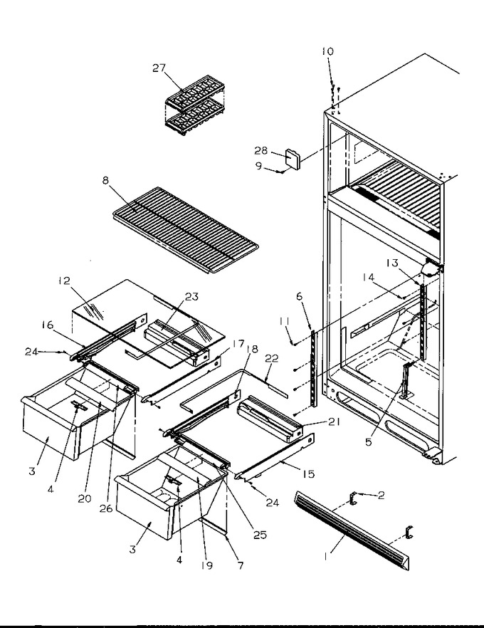 Diagram for TG18S3W (BOM: P1194603W W)
