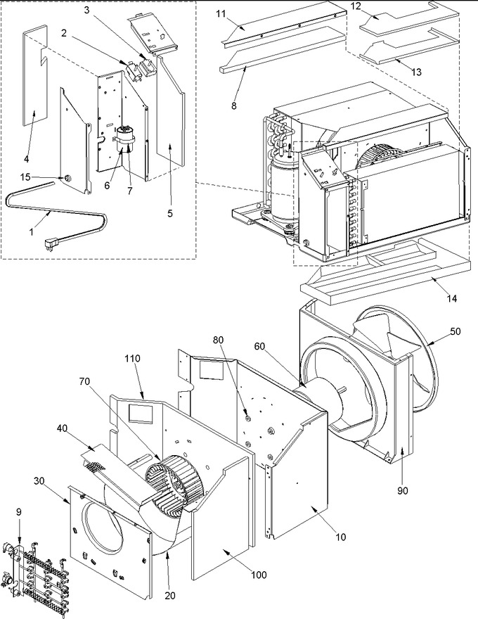 Diagram for TE07090W1 (BOM: PTE07090W1)