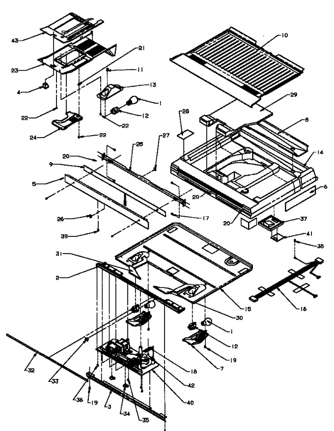 Diagram for TX21A3W (BOM: P1181504W W)