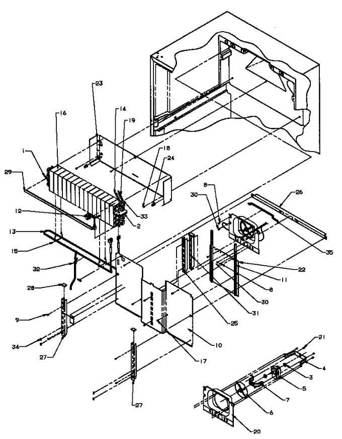 Diagram for TX21A3W (BOM: P1181504W W)