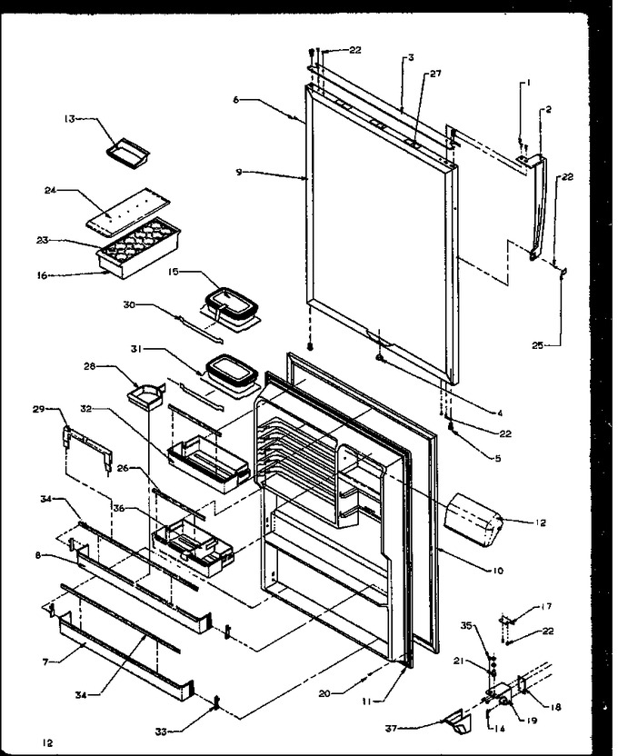 Diagram for TG18R2W (BOM: P1158305W W)