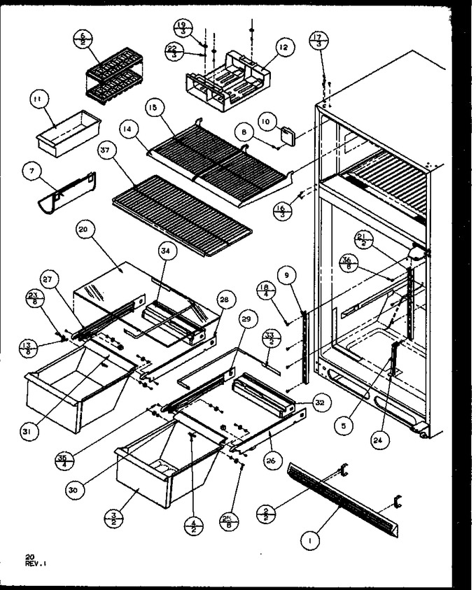 Diagram for TQ18RBW (BOM: P1158402W W)