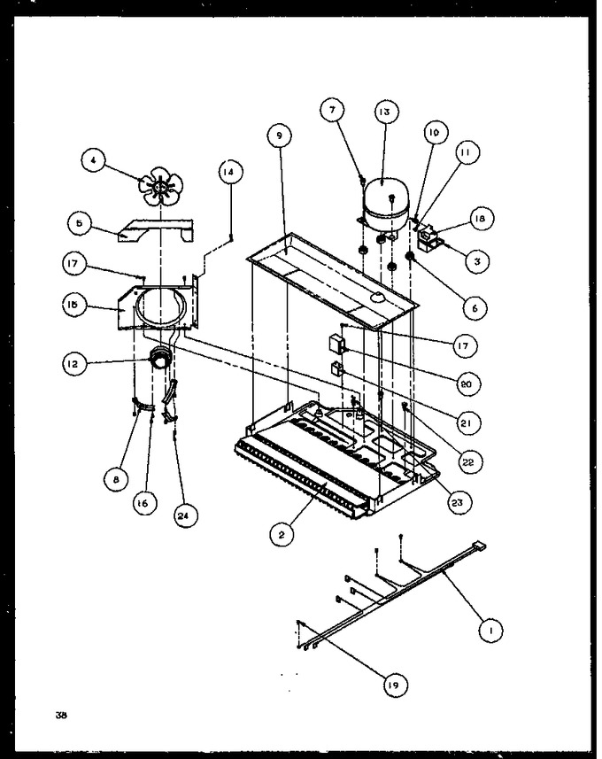 Diagram for TG18RBW (BOM: P1158303W W)