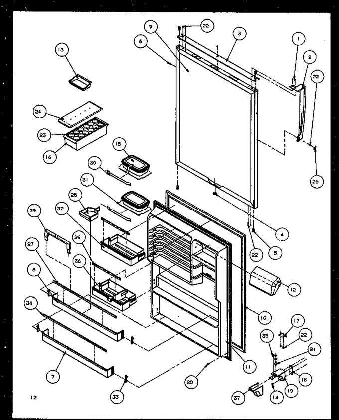 Diagram for TG18RBG (BOM: P1158303W G)