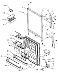Diagram for 12 - Ref Door Assy