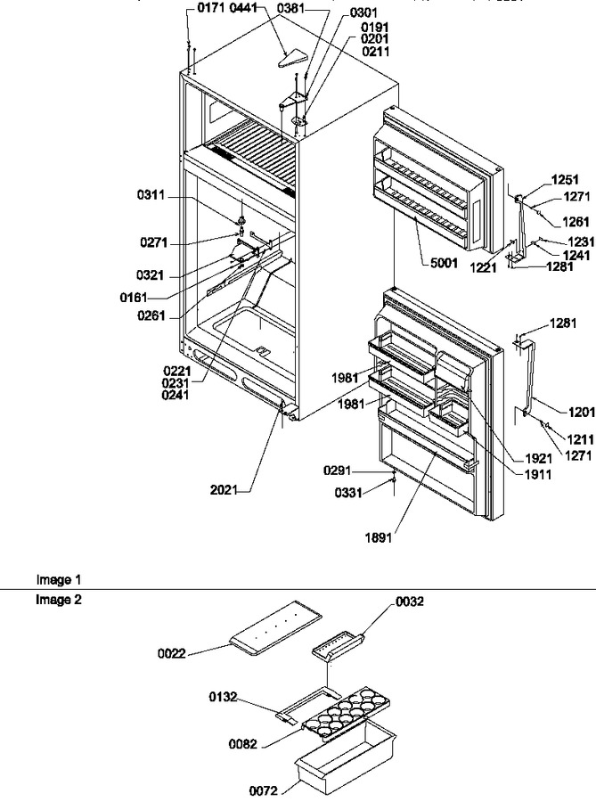 Diagram for THI18TW (BOM: P1310701W W)