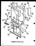 Diagram for 05 - Ref Door Parts