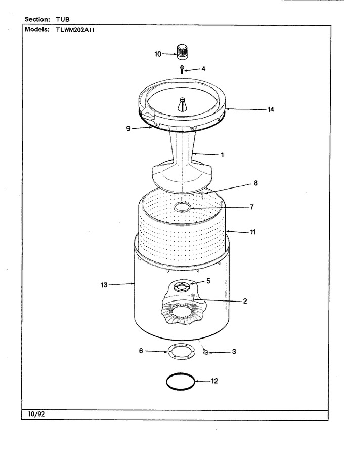 Diagram for TLWM202IIW