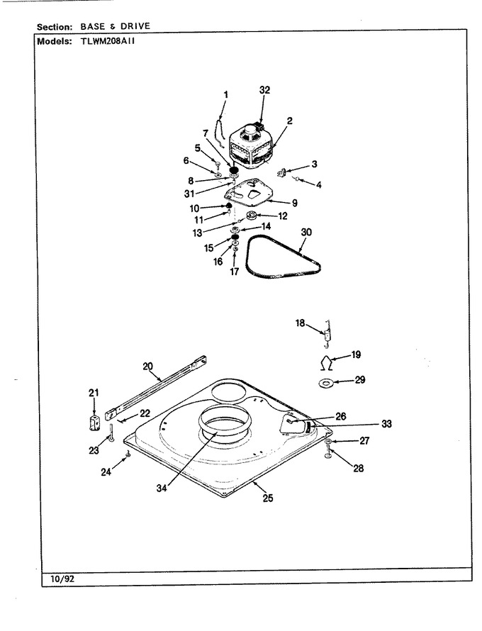 Diagram for TLWM208IIW