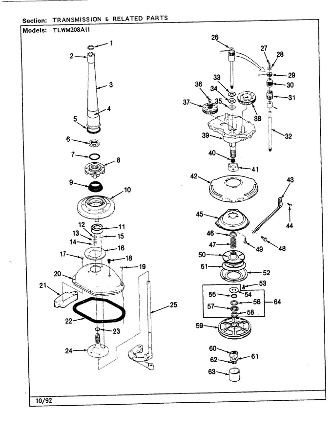 Diagram for TLWM208IIW