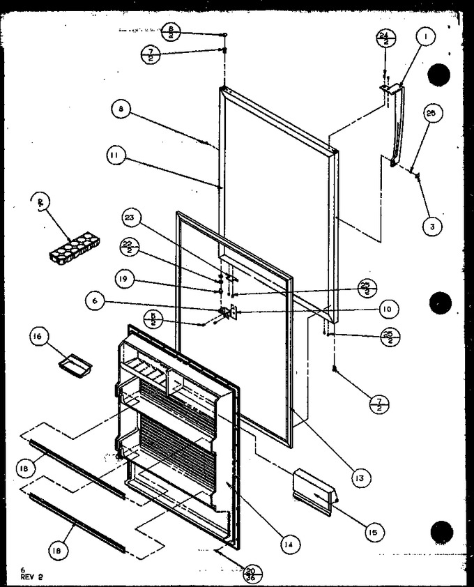 Diagram for TRG18QB2W (BOM: P1111312W W)