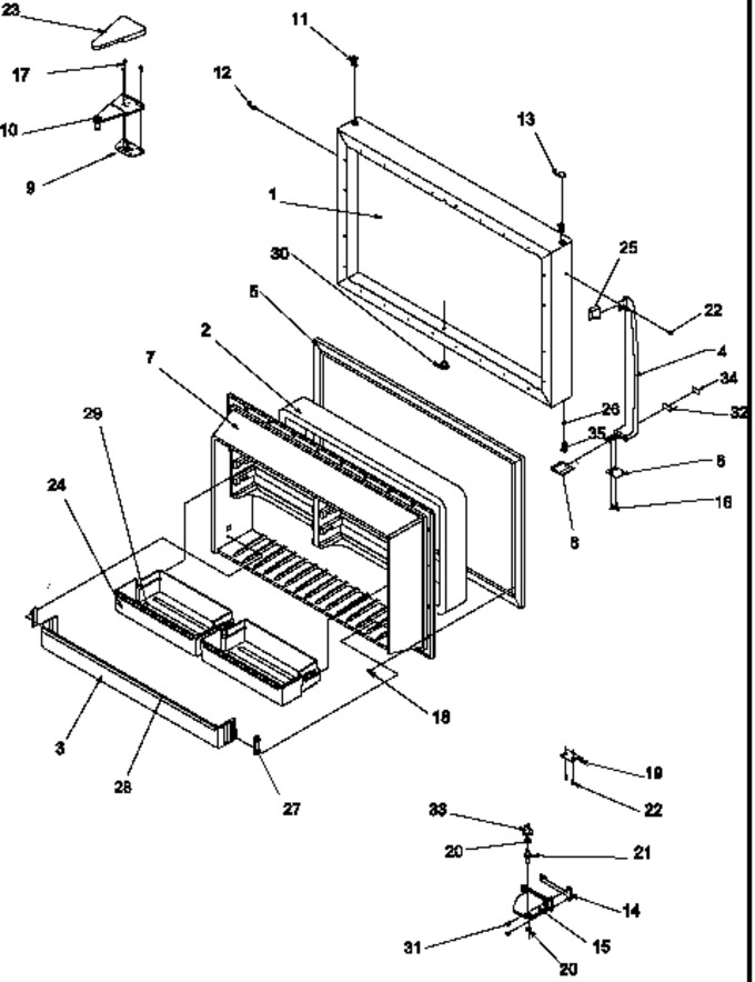 Diagram for TR25S5W (BOM: P1196402W W)