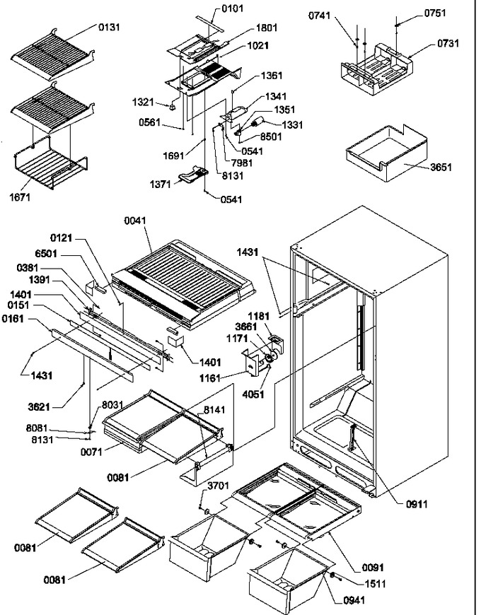 Diagram for TR525SW (BOM: P1182803W W)
