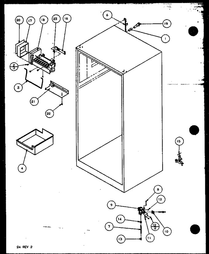 Diagram for TRGI18QBW (BOM: P1111313W W)